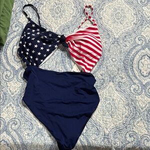 Patriotic Stars and Stripes Bikini